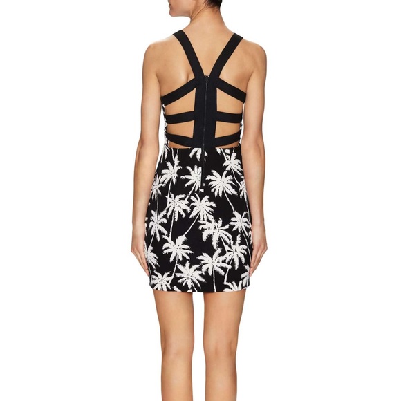 Saylor Annie Palm Tree Print Dress - Picture 2 of 2